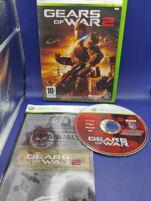 Gears of War 2 παιχνίδι Xbox 360 σαν καινούργιο, πλήρες με θήκη και manual
