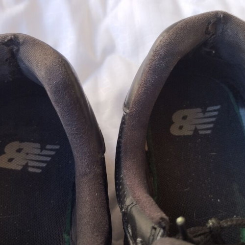 New Balance 574 sneakers size 39 like new, black with gold details