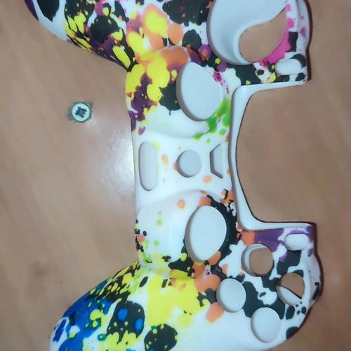 Silicone case multicolor for PS4 controller used