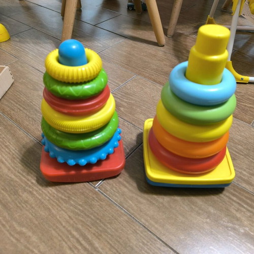 Activity towers used, set of 2 pieces