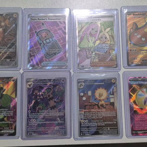 Pokemon cards full art TCG like new, sleeved with toploaders