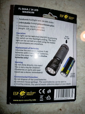 Magnum flashlight new