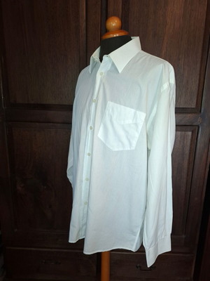 Dolce & Gabbana White Summer Shirt Basic Collection Size 43 Like New