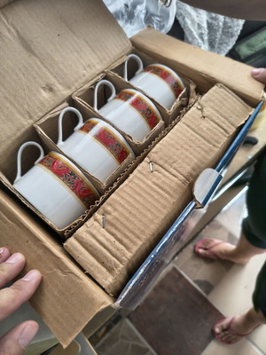 Porcelain dinner and coffee set, 20 pieces, giftset