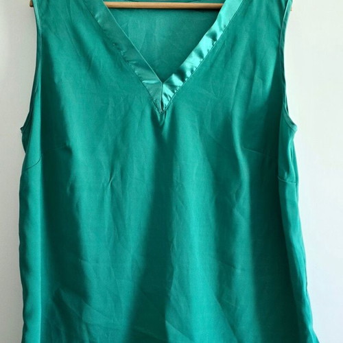 Turquoise blouse size XL