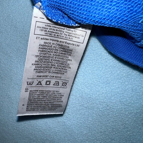 Φούτερ Adidas για αγόρι 5-6 ετών σαν καινούργιο, μπλε