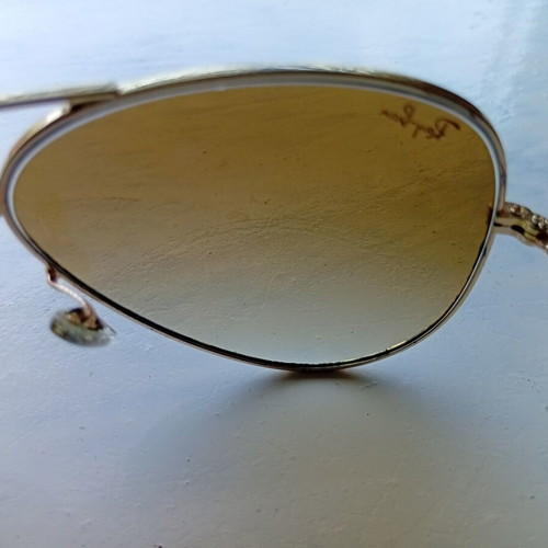 Ray Ban sunglasses used, gold
