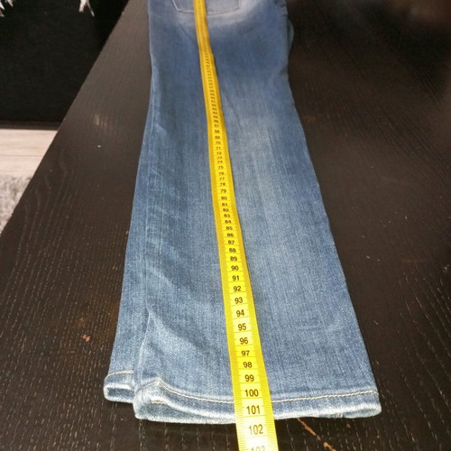 Women's slim denim pants like new, blue