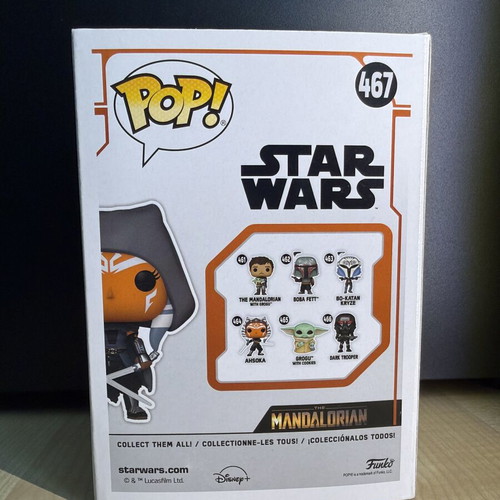 Funko Pop Star Wars Ahsoka Hooded 467 Special Edition Mint