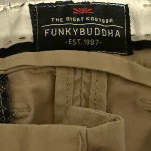 Funly Buddha chino beige pants like new
