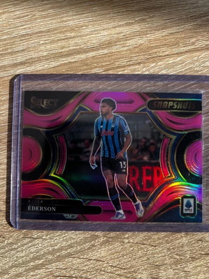 Éderson Atalanta Panini Select Snapshots Pink Parallel card like new