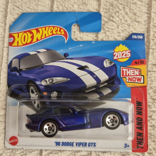'96 Dodge Viper GTS Hot Wheels new, blue