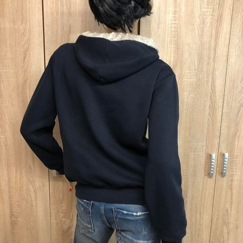 Senrise sweatshirt like new, blue and yellow, size M