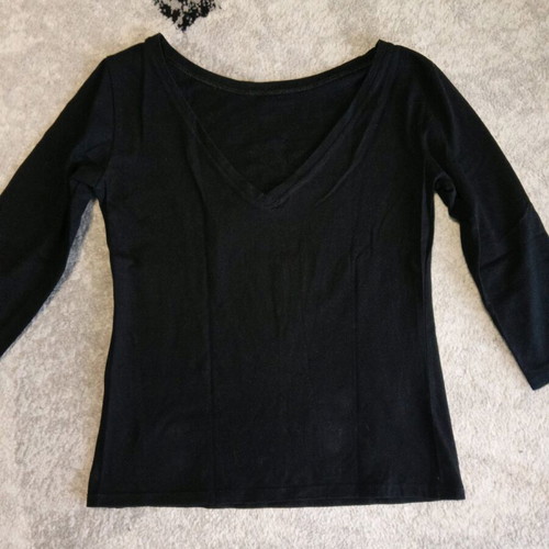 Denny Rose cotton blouse with 3/4 sleeve like new
