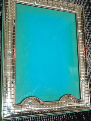 Silver-plated frame used 16x21cm