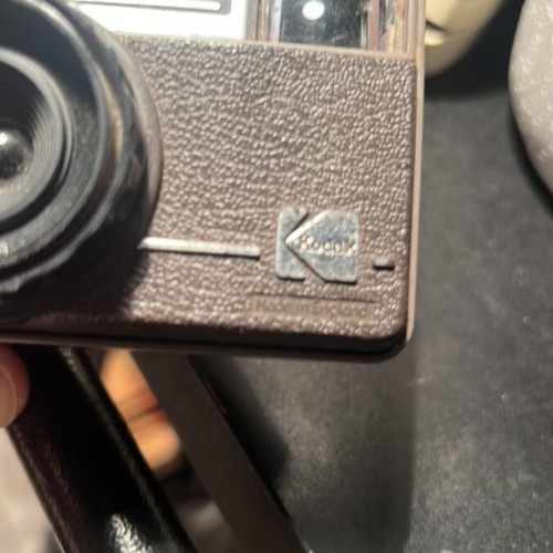 Kodak Instamatic 76x camera used, film 126, Kodar lens, 1979