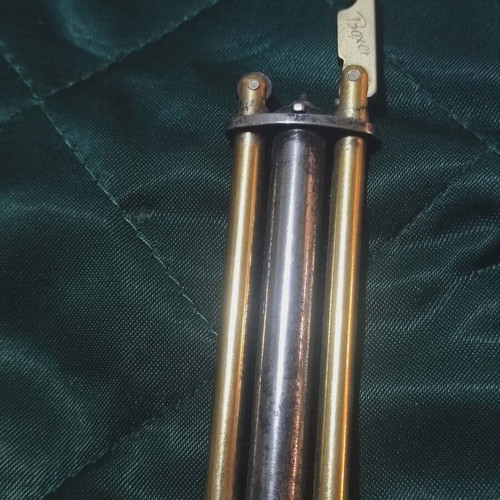 Collectible old lighters used, set of 3 with brass bottle opener