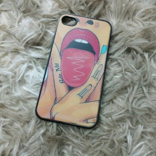 iPhone case used with button damage