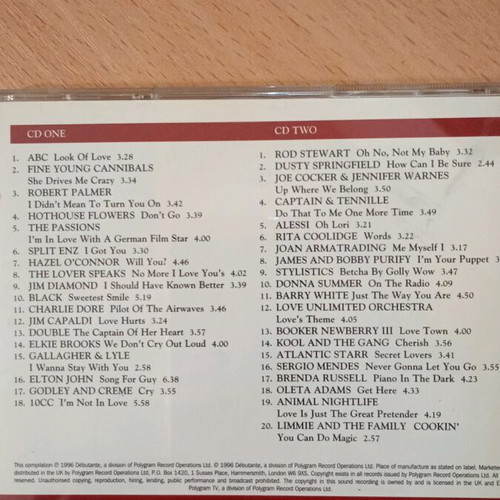 Love Songs double CD like new