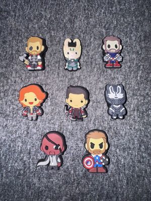 Marvel Avengers διακοσμητικά charms για Crocs 8τμχ