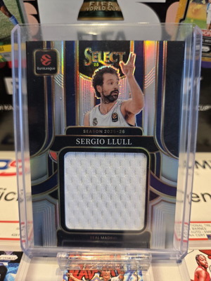 Panini Select EuroLeague 2025-26 Sergio Llull Jumbo Patch card