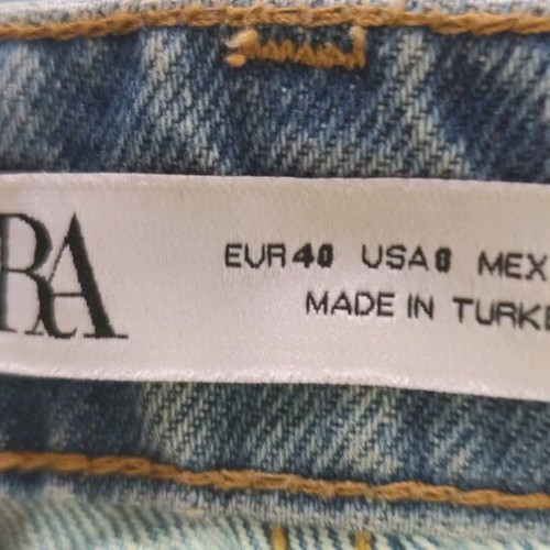 Zara women's jeans No 30 like new, blue