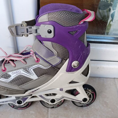 Rollers Oxello used, purple color, sizes 35 to 38