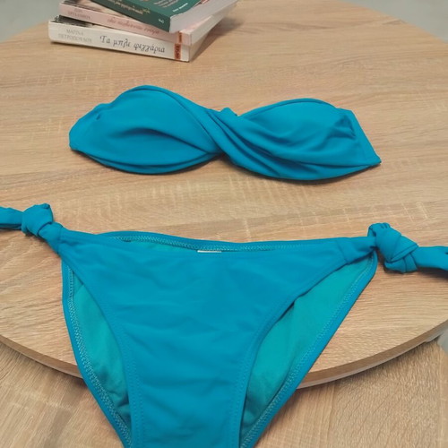 Acne Studios strapless swimsuit like new, blue, size M