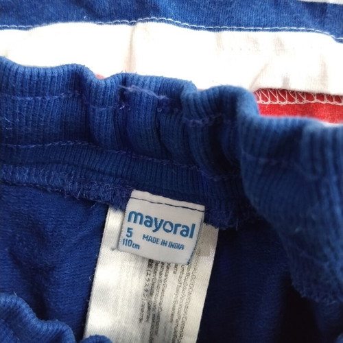 Mayoral set with sleeveless shirt and shorts for 5-year-old boy