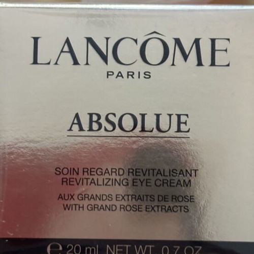Lancôme Absolue revitalizing eye cream