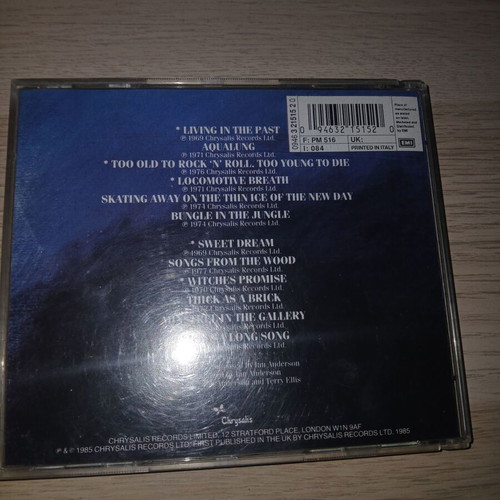 Jethro Tull Original Masters CD, ροκ
