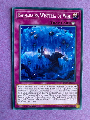Ragnaraika Wisteria of Woe Yu-Gi-Oh! Card near mint