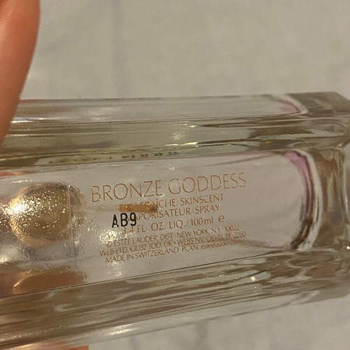 Estée Lauder Bronze Goddess Eau Fraîche 100ml empty bottle used
