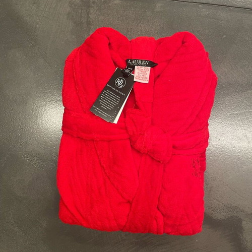 Lauren Ralph Lauren women's bathrobe red recycled polyester