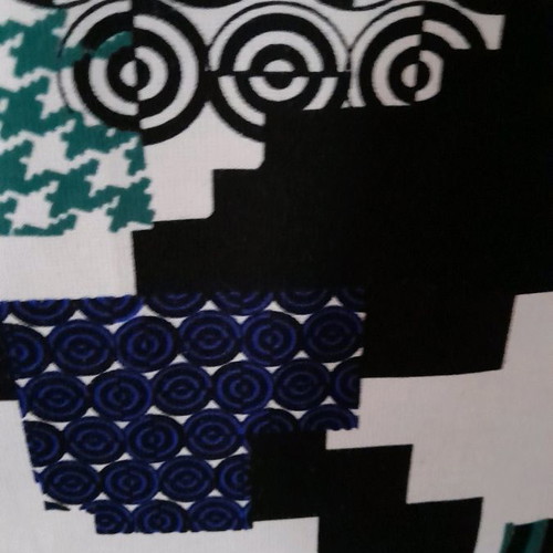 Seraphan dress black and white with purple and cypress accents like new