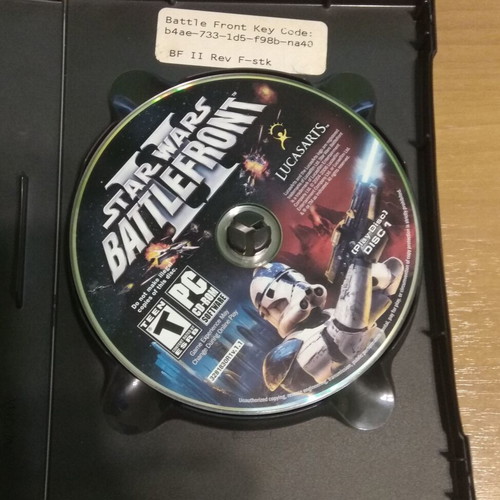 Star Wars Battlefront II PC CD-Rom like new
