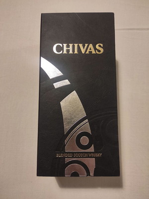 Chivas Regal whiskey collectible hard box like new
