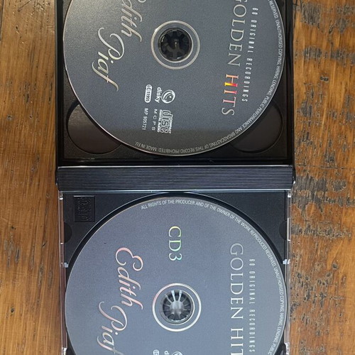 Edith Piaf Golden Hits 3 CD box set, 60 original recordings
