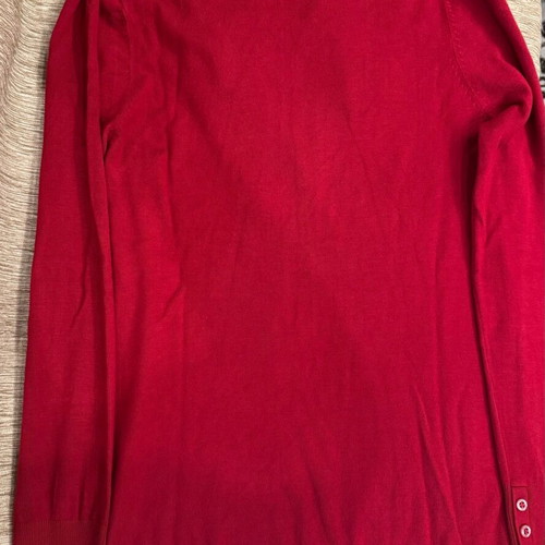 Esprit women's knitted sweater red size M like new