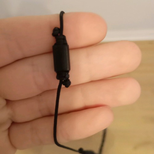 Lava rock necklace new, black and white