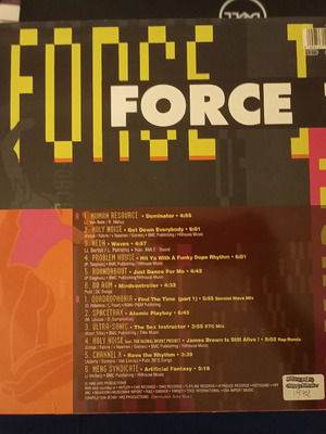 Force 1 TECHNO LP used, electronic
