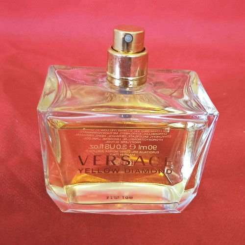 Vercace Yellow Diamond perfume used, EDT tester 80ml