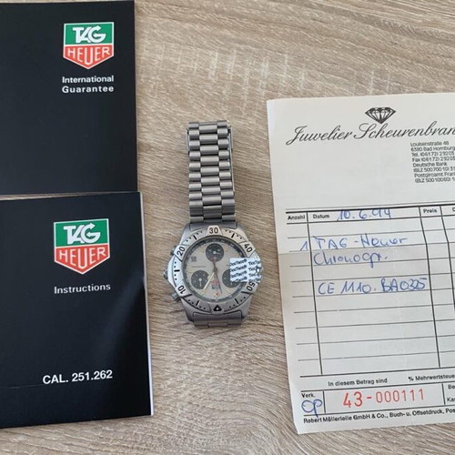 Tag Heuer 2000 Starfish Vintage 1994 Quartz Watch like new
