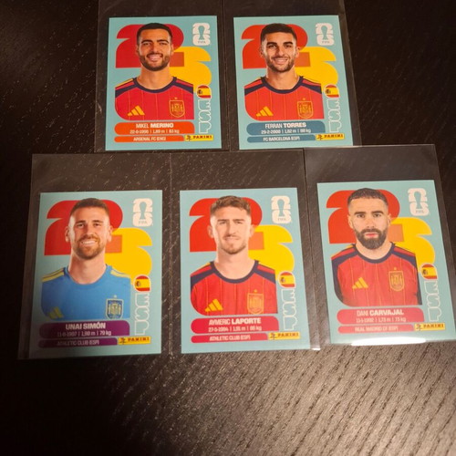 Spain players FIFA World Cup 2026 stickers set