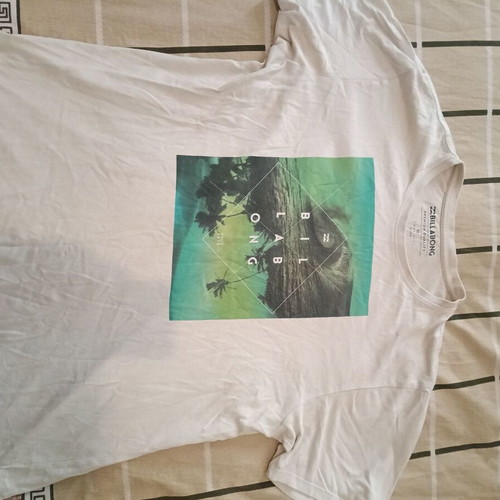 Billabong T-shirt used, XL, white