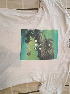 Billabong T-shirt used, XL, white