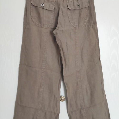 Linen pants Small gray Straight brand like new