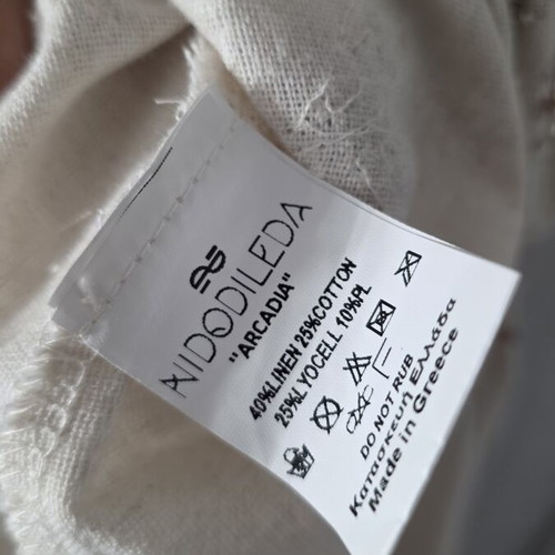 Nidodileda Arcadia Dress Medium new, linen cotton, beige brown