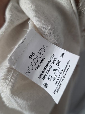 Nidodileda Arcadia Dress Medium new, linen cotton, beige brown