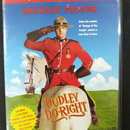 Dudley Do Right DVD used, comedy, subtitled